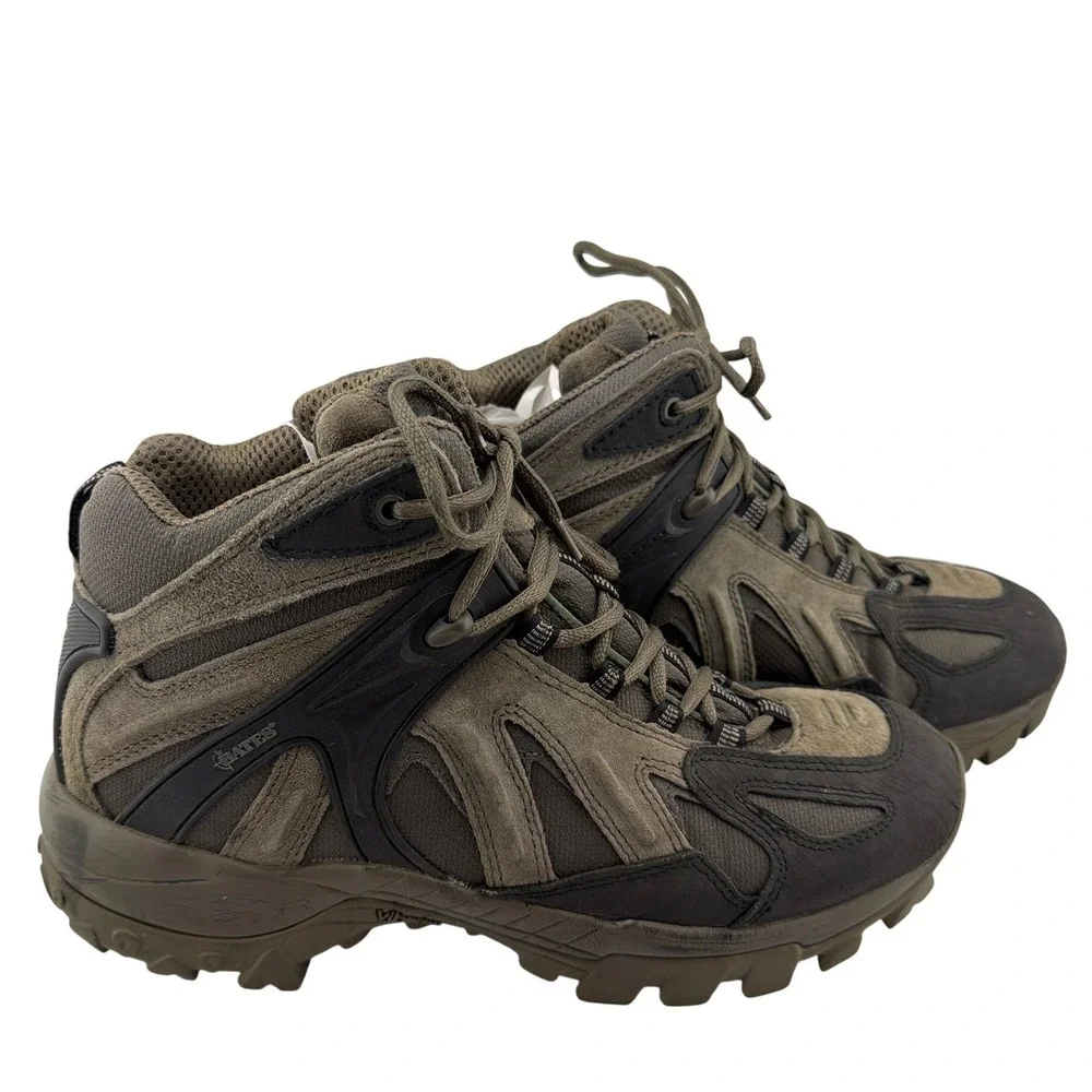 Bates Tactical Hiking Boots Mens 11.5 Brown Fair Leather Mesh E02411 AS/IS N/R